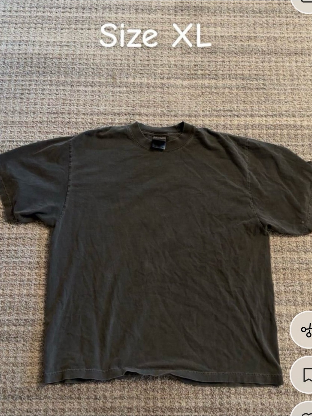 Men's Short Sleeve Crew Neck T-Shirt - XL, Charcoal
